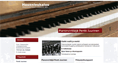 Desktop Screenshot of hauenleukaluu.fi